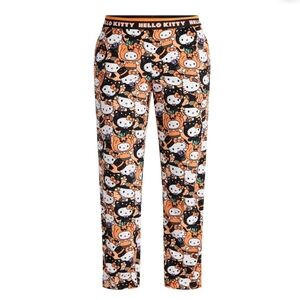 Hello Kitty Women's Plus Halloween Velour Sleep Pants w/ Pockets, Size 3X NWT!